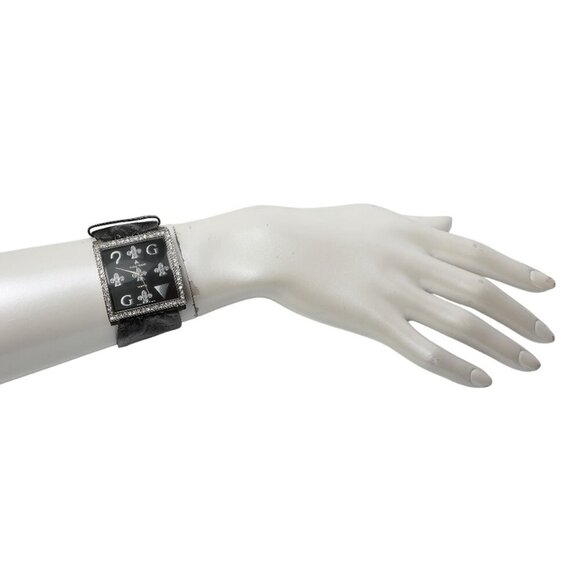 Leather Fashion Watch Lot Cleo George Sigal Louis Arden Black Green Pink Y2K - Picture 12 of 13